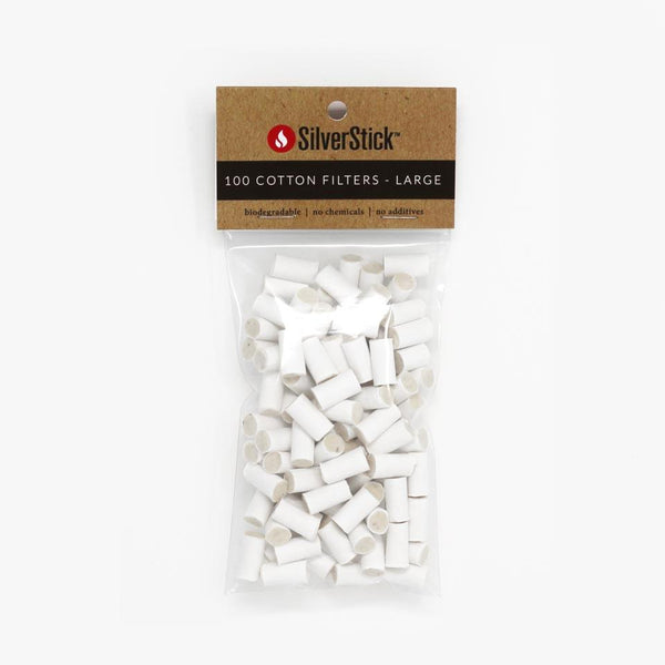 Large Cotton Filters - 100 Count - Image 2